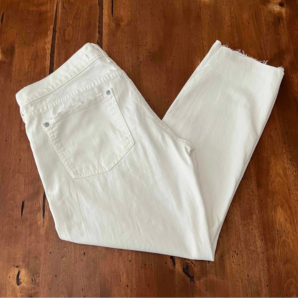 Vince White Crop Fit Jeans‎